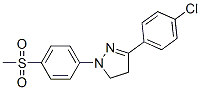 CAS 登录号：60650-43-3， 3-(4-氯-苯基)-1-(4-甲烷磺酰基-苯基)-4,5-二氢-1H-吡唑