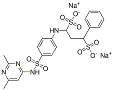 CAS#: 60662-80-8, Disodium 1-[[4-[[(2,6-Dimethyl-4-Pyrimidinyl)Amino]Sulphonyl]Phenyl]Amino]-3-Phenylpropane-1,3-Disulphonate