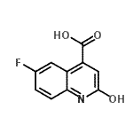 CAS#: 607-40-9, 6-Fluoro-2-Oxo-1,2-Dihydro-4-Quinolinecarboxylic Acid