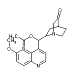 CAS#: 60723-43-5, (6-Methoxy-4-Quinolinyl)(5-Oxo-1-Azabicyclo[2.2.2]Oct-2-Yl)Methyl Acetate