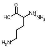 CAS#: 60733-16-6, 5-Amino-2-Hydrazinopentanoic Acid