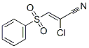 CAS 登录号：60736-58-5， 2-氯-3-(苯基磺酰基)丙烯腈
