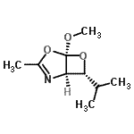 CAS#: 607365-82-2, (1R,5S,7R)-7-Isopropyl-5-methoxy-3-methyl-4,6-dioxa-2-azabicyclo[3.2.0]hept-2-ene