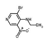CAS#: 607371-01-7, 3-Bromo-N-ethyl-5-nitro-4-pyridinamine