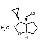 CAS#: 607405-13-0, [(3R,3aR,6aR)-3-Cyclopropyl-2-methylhexahydro-3aH-cyclopenta[d][1,2]oxazol-3a-yl]methanol