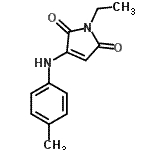 CAS#: 607692-38-6, 1-Ethyl-3-[(4-methylphenyl)amino]-1H-pyrrole-2,5-dione