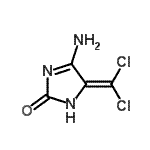 CAS 登录号：607706-78-5， 4-氨基-5-(二氯亚甲基)-1,5-二氢-2H-咪唑-2-酮