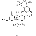 CAS#: 60802-40-6, (14E)-3-Ethyl-7-Hydroxy-2,8,12,16-Tetramethyl-5,13-Dioxo-9-[[3,4,6-Trideoxy-3-(Dimethylamino)-2-O-Phosphono-beta-D-Xylo-Hexopyranosyl]Oxy]-4,17-Dioxabicyclo[14.1.0]Heptadec-14-Ene-10-Acetaldehyde Sodium Salt (1:1)