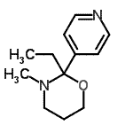 CAS#: 608510-89-0, 2-Ethyl-3-methyl-2-(4-pyridinyl)-1,3-oxazinane