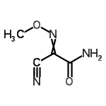 CAS 登录号：60860-24-4， 2-氰基-2-(甲氧基亚胺)乙酰胺