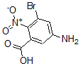CAS 登录号：60912-51-8， 5-氨基-3-溴-2-硝基-苯甲酸