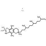 CAS 登录号：60934-46-5， 3,4-二氢-2,5,7,8-四甲基-2-(4,8,12-三甲基十三烷基)-2H-1-苯并吡喃-6-醇二氢磷酸酯钠盐(1:1)