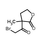 CAS 登录号：60999-29-3， 3-(溴乙酰基)-3-甲基二氢-2(3H)-呋喃酮