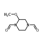 CAS#: 61020-10-8, 2-Methoxy-1,4-Piperazinedicarbaldehyde