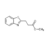 CAS#: 610277-15-1, Methyl 3-(1,3-benzothiazol-2-yl)propanoate