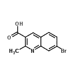 CAS#: 610277-19-5, 7-Bromo-2-methyl-3-quinolinecarboxylic acid