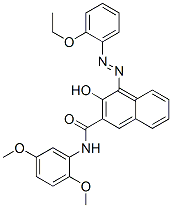 CAS 登录号：61050-19-9， N-(2,5-二甲氧基苯基)-4-[(2-乙氧基苯基)偶氮]-3-羟基-2-萘甲酰胺
