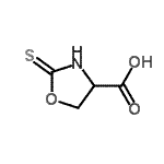 CAS 登录号：61073-84-5， 2-硫代恶唑烷-4-羧酸