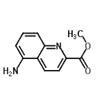 CAS 登录号：611231-33-5， 甲基5-氨基-2-喹啉羧酸酯