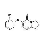 CAS 登录号：612065-11-9， 6-[(2-溴苯基)氨基]-2,3-二氢-5(1H)-吲哚嗪酮