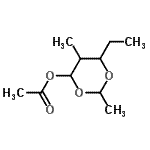 CAS 登录号：612073-89-9， 6-乙基-2,5-二甲基-1,3-二恶烷-4-基乙酸酯