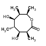 CAS#: 612091-06-2, (3S,4S,5R,6R,7R,8R)-4,6-Dihydroxy-3,5,7,8-tetramethyl-2-oxocanone