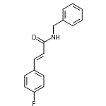 CAS#: 612095-66-6, (2E)-N-Benzyl-3-(4-fluorophenyl)acrylamide