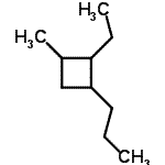 CAS#: 61233-72-5, 2-Ethyl-1-Methyl-3-Propylcyclobutane