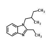 CAS 登录号：612524-38-6， 2-乙基-1-(2-甲基丁基)-1H-苯并咪唑