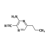 CAS#: 61267-73-0, 3-Amino-5-Propyl-2-Pyrazinecarbonitrile
