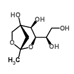 CAS#: 612822-64-7, (1S,3R,4S,5S)-3-[(1R)-1,2-Dihydroxyethyl]-1-methyl-2,7-dioxabicyclo[3.2.1]octane-4,5-diol