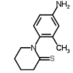 CAS 登录号：612841-24-4， 1-(4-氨基-2-甲基苯基)-2-哌啶硫酮