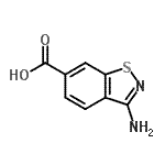 CAS#: 613262-39-8, 3-Amino-1,2-benzothiazole-6-carboxylic acid