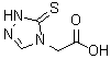 CAS 登录号：61336-27-4， (5-硫代-1,5-二氢-4H-1,2,4-三唑-4-基)乙酸