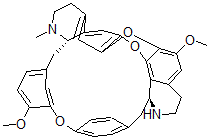 CAS 登录号：6138-73-4， 三叶木防已碱