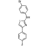 CAS#: 61383-57-1, N-(4-Bromophenyl)-4-(4-Fluorophenyl)-1,3-Thiazol-2-Amine