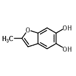CAS#: 61407-17-8, 2-Methyl-1-Benzofuran-5,6-Diol