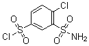 CAS#: 61450-06-4, 3-(Aminosulfonyl)-4-Chloro-Benzenesulfonylchloride