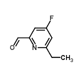 CAS#: 614752-50-0, 6-Ethyl-4-fluoro-2-pyridinecarbaldehyde