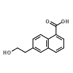CAS#: 614754-39-1, 6-(2-Hydroxyethyl)-1-naphthoic acid