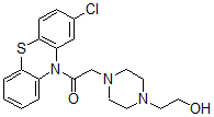 CAS#: 61524-32-1, 10-((2-Chloro-4-(2-hydroxyethyl)-1-piperazinyl)acetyl)-10H-Phenothiazine