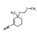 CAS#: 615265-49-1, 3-Methyl-3-[(methylsulfanyl)methoxy]-1-cyclohexene-1-carbonitrile