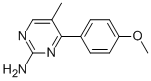 CAS 登录号：61541-78-4， 4-(4-甲氧基苯基)-5-甲基嘧啶-2-胺