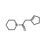 CAS#: 615539-37-2, 2-(1-Cyclopenten-1-yl)-1-(1-piperidinyl)ethanone