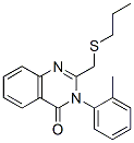 CAS#: 61554-69-6, 3-(2-Methylphenyl)-2-[(Propylthio)Methyl]Quinazolin-4(3H)-One