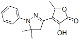 CAS 登录号：61566-84-5， 4-(4,5-二氢-5,5-二甲基-1-苯基-1H-吡唑-3-基)-3-羟基-5-甲基-2(5H)-呋喃酮