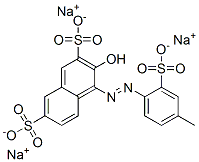 CAS#: 61617-66-1, 3-Hydroxy-4-[(4-Methyl-2-Sulphophenyl)Azo]Naphthalene-2,7-Disulphonic Acid, Sodium Salt