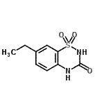 CAS#: 616224-75-0, 7-Ethyl-2H-1,2,4-benzothiadiazin-3(4H)-one 1,1-dioxide