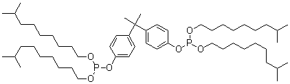 CAS 登录号：61670-79-9， 四异癸基双酚 A 二亚磷酸酯