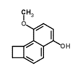 CAS#: 616889-78-2, 8-Methoxy-1,2-dihydrocyclobuta[a]naphthalen-5-ol